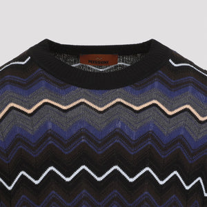 MISSONI Multicolored Wool-Blend Crewneck Sweater