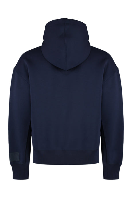 AMI PARIS Navy Cotton Hoodie for Men - FW23 Collection