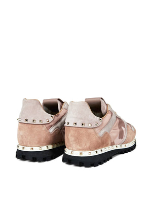 VALENTINO GARAVANI Studded Camo Sneaker - Women's SS25 Edition