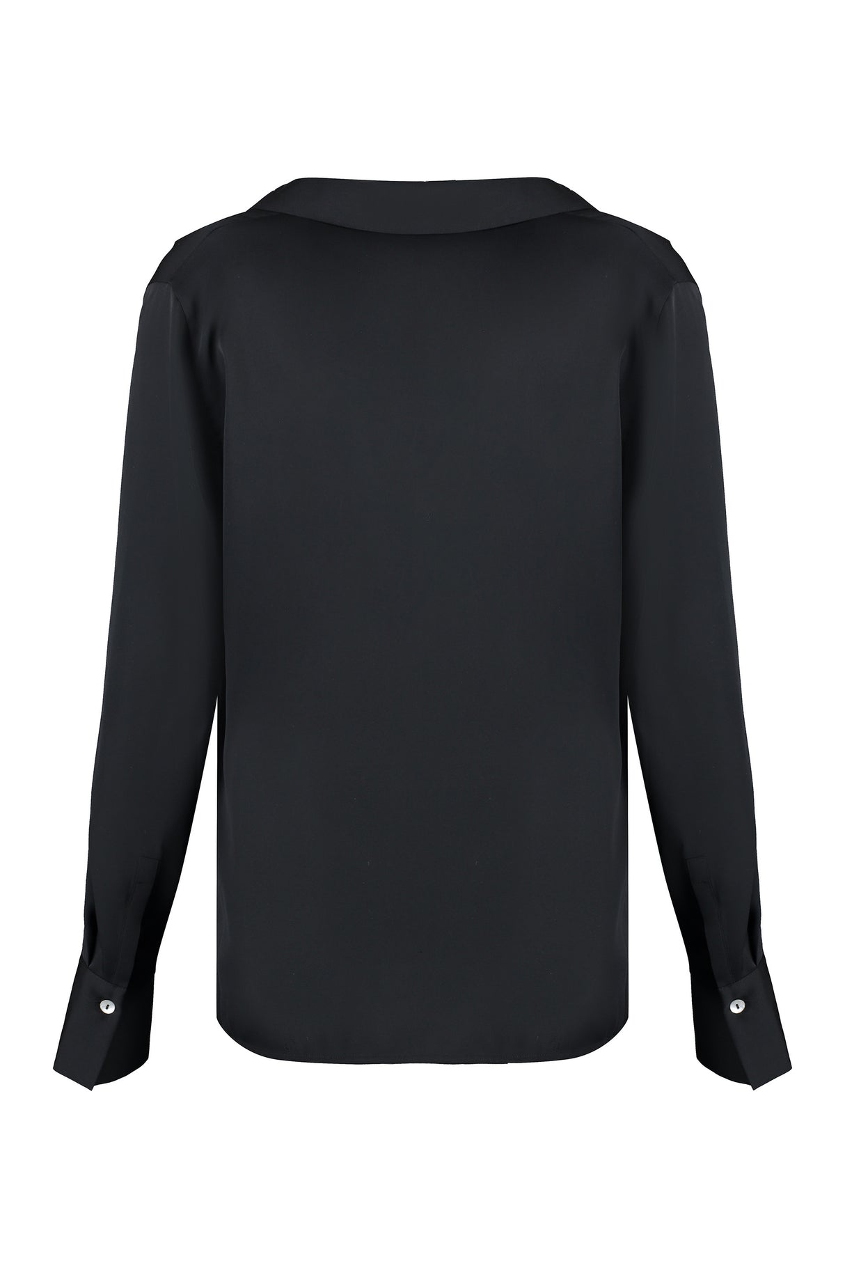 VINCE Elegant Black Silk Blouse for Women