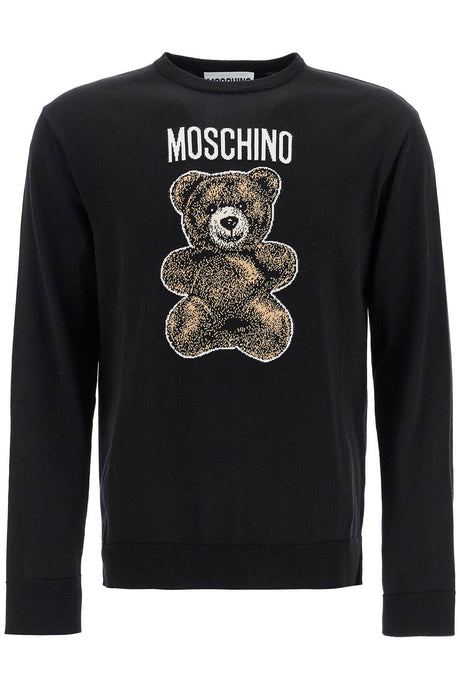 MOSCHINO COUTURE Classic Teddy Bear Cotton T-Shirt - Regular Fit