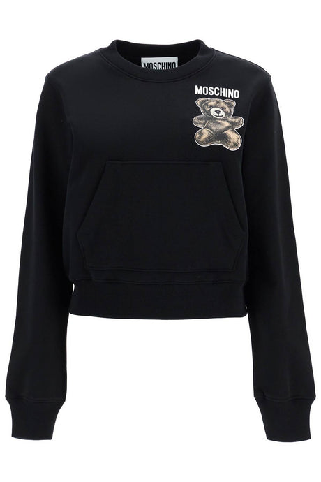 MOSCHINO COUTURE Teddy Bear Crewneck Sweatshirt - Regular Fit