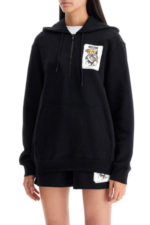 MOSCHINO COUTURE Chic Oversized Teddy Bear Hoodie