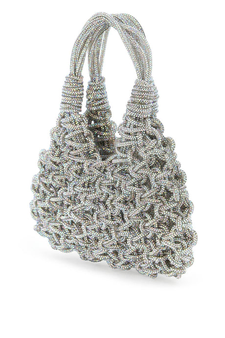 HIBOURAMA Elegant Mini Handbag with Micro Crystal Detail