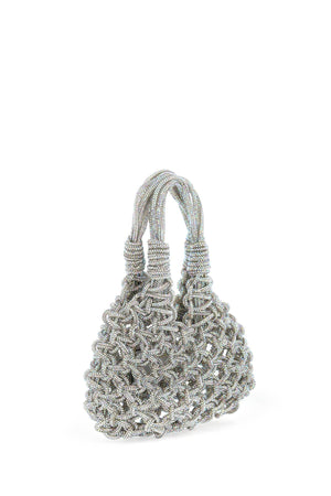 HIBOURAMA Elegant Mini Handbag with Micro Crystal Detail