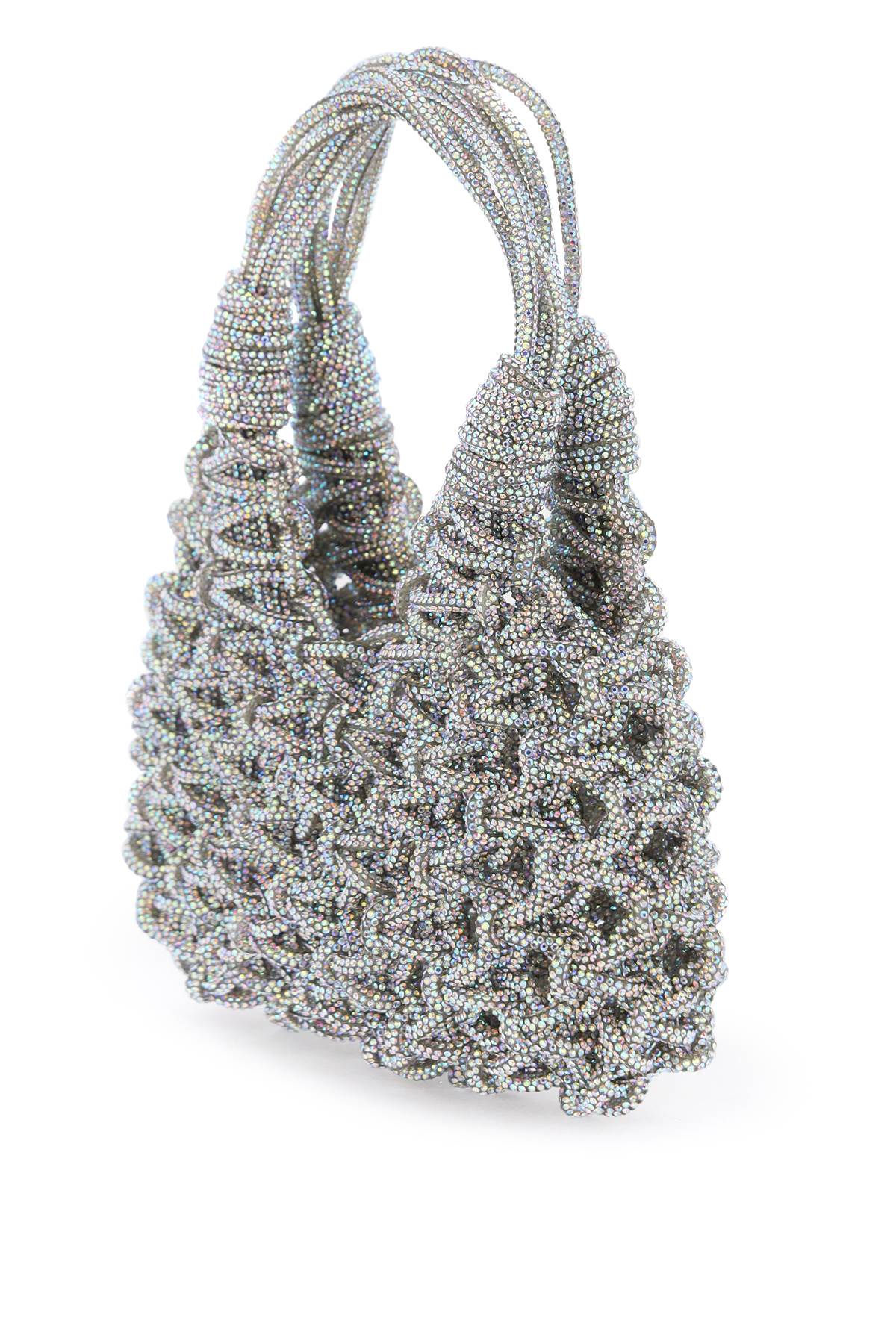 HIBOURAMA Elegant Mini Handbag with Micro Crystal Detail