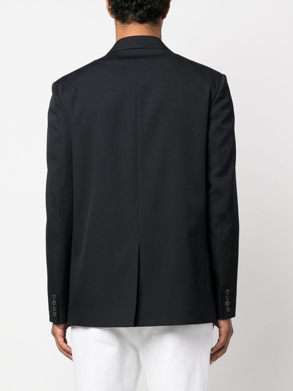 VALENTINO Navy Double-Breasted Jacket for Men in SS23 Collection