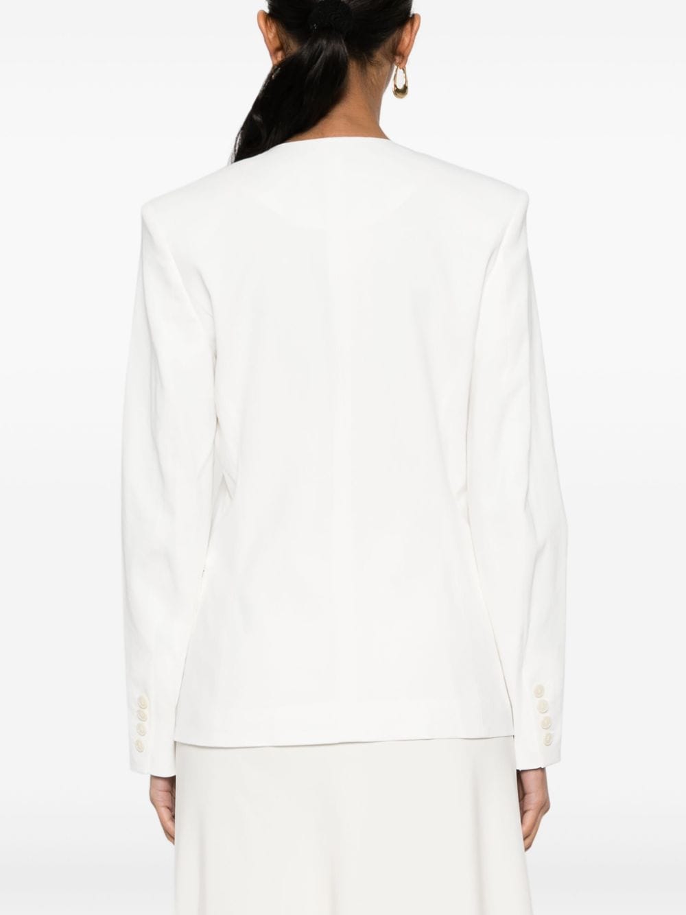 ISABEL MARANT White V-Neck Blazer Jacket for Women