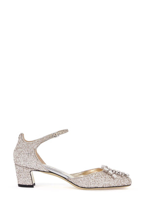 JIMMY CHOO Glamorous Block Heel Pumps