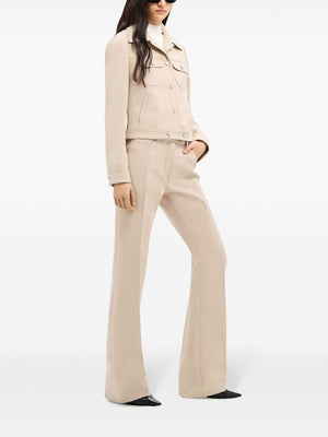 COURREGÈS Women’s Wide Leg Bootcut Pants - 70s Inspired