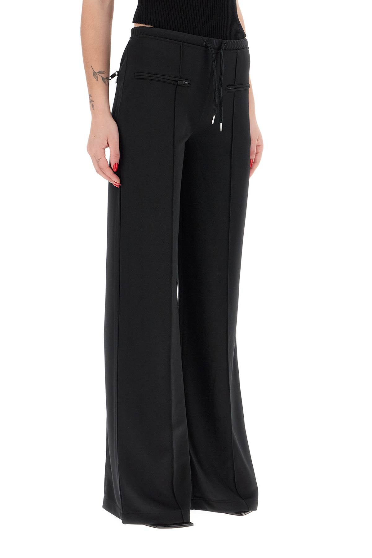 COURREGÈS Sporty Baggy Pants with Zipped Pockets