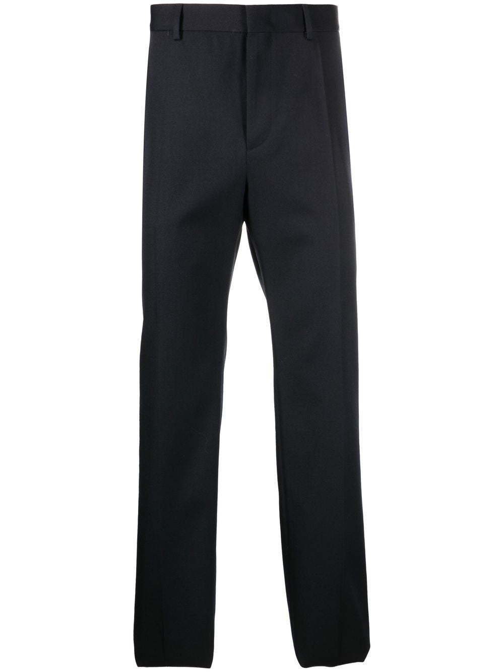 VALENTINO Black Virgin Wool Pants for Men - SS23 Collection