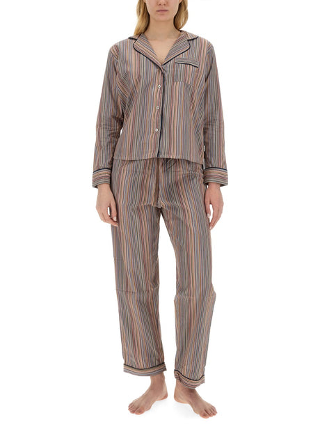 PAUL SMITH Striped Pattern Pajama Set - Size S