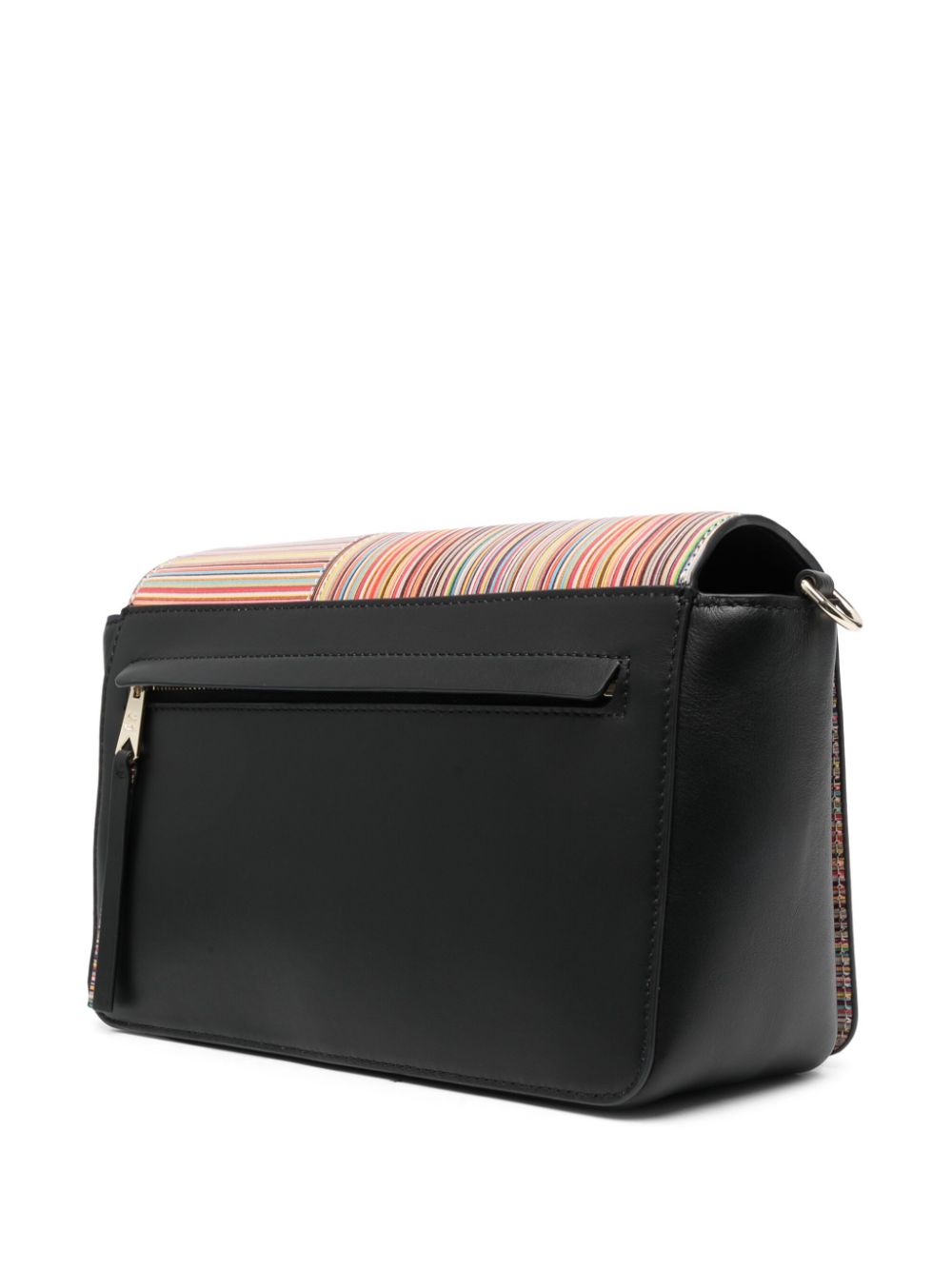 PAUL SMITH Signature Stripe Leather Crossbody Handbag