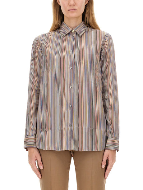 PAUL SMITH Signature Stripe Shirt - Regular Fit Size 40