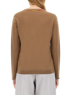 PAUL SMITH Women’s Regular Fit V-Neck Sweater - Size S