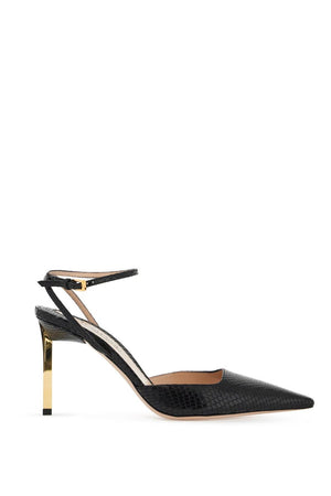 TOM FORD Crocodile-Print Mini Slingback Pumps