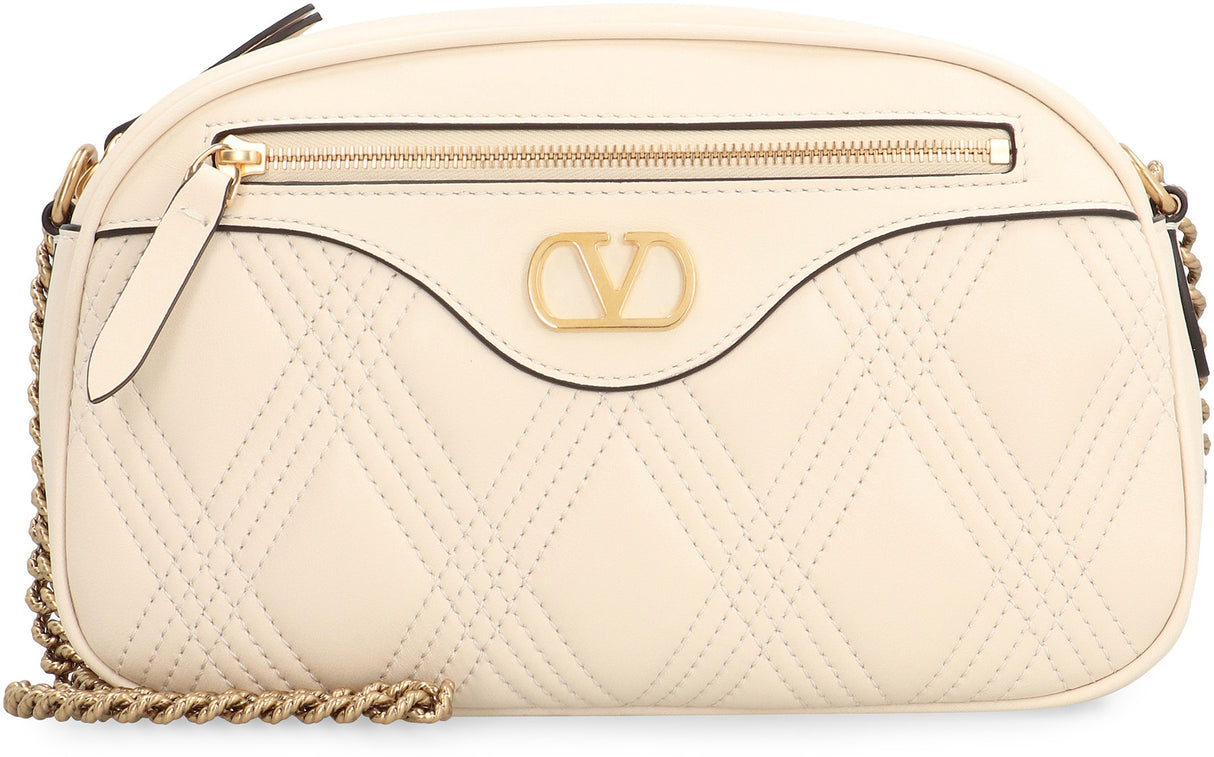 VALENTINO Quilted Leather Mini Shoulder Handbag