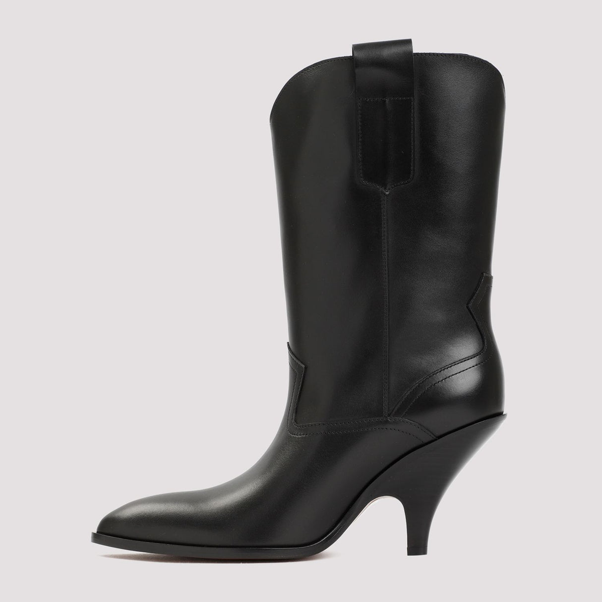 BALLY Fashionable Black Leather Boots for Women | High Heel Design | FW23 Collection