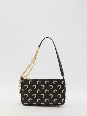 MARINE SERRE Moon Motif Mini Handbag - 22x13x6 cm