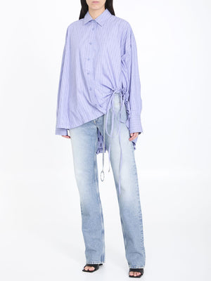 THE ATTICO Light Blue Denim Jeans for Women - SS24 Collection