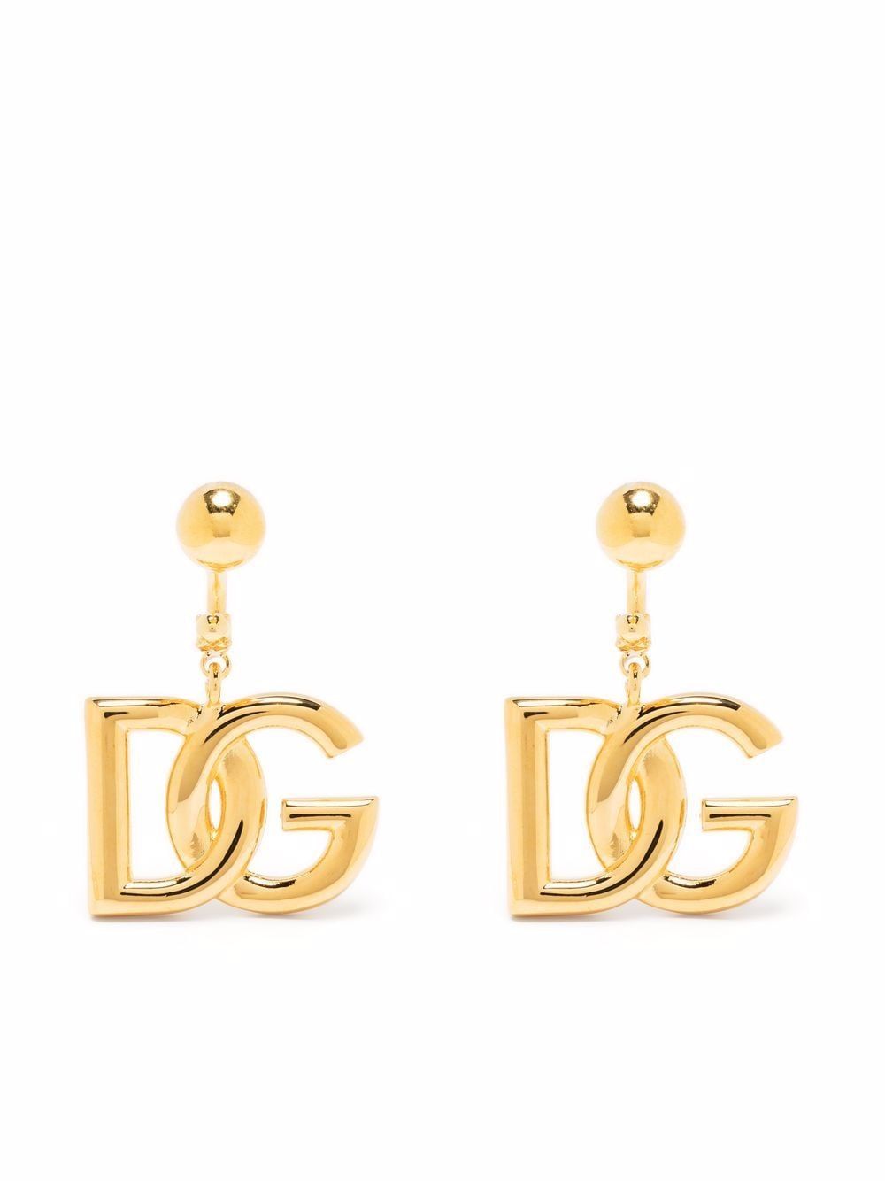 DOLCE & GABBANA Drop Logo Earrings