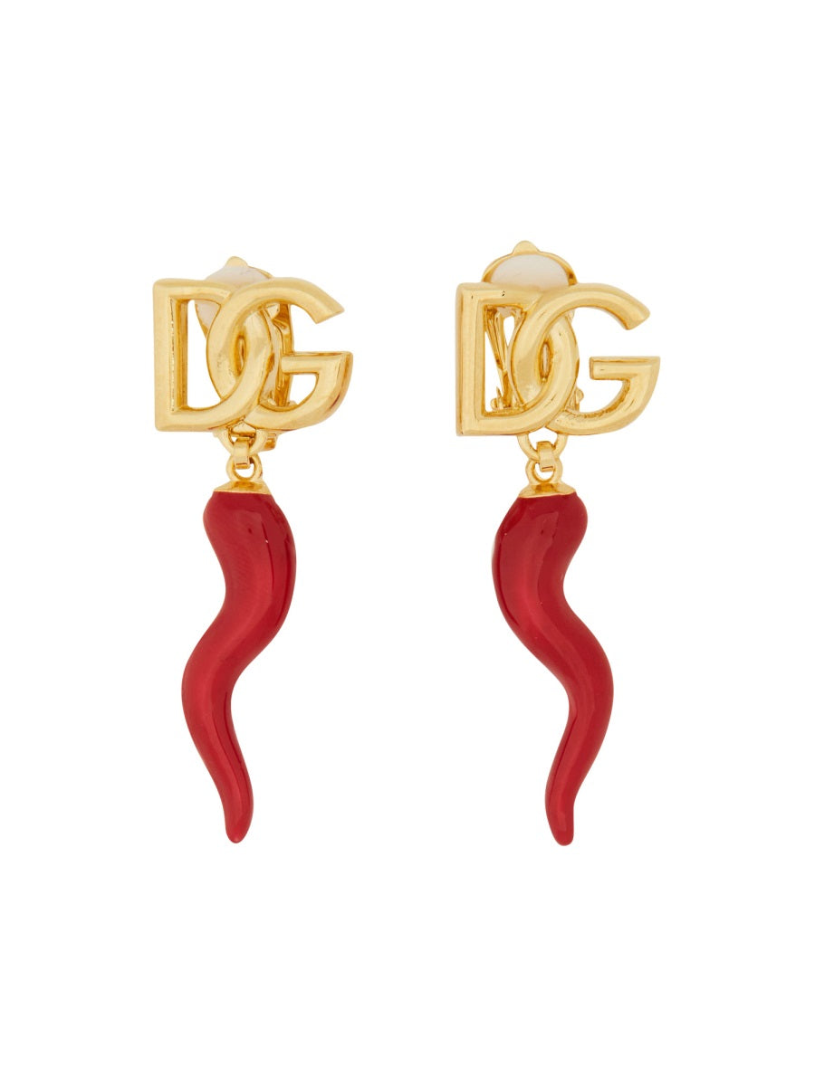 DOLCE & GABBANA Chic Croissant-Inspired Creole Earrings