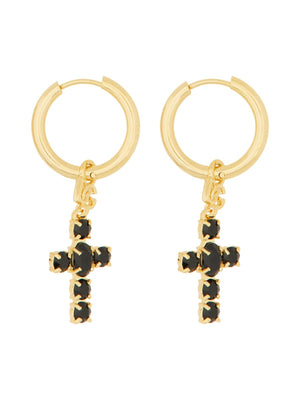 DOLCE & GABBANA Elegant Cross Pendant Earrings for Women