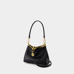 ETRO Mini Elegant Black Handbag with Golden Closure