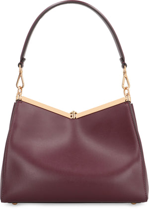 ETRO Luxury Burgundy Leather Mini Shoulder Bag