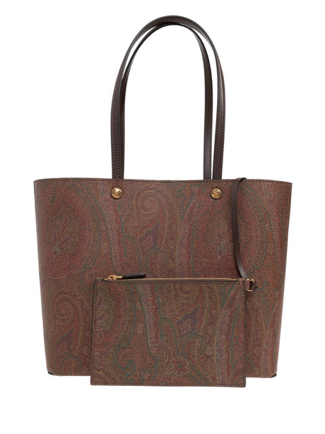 ETRO Mini Paisley-Pattern Canvas Top with Detachable Handbag