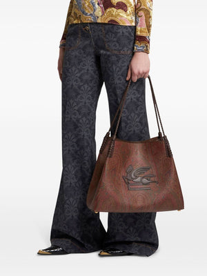 ETRO Medium Paisley Jacquard Tote Handbag