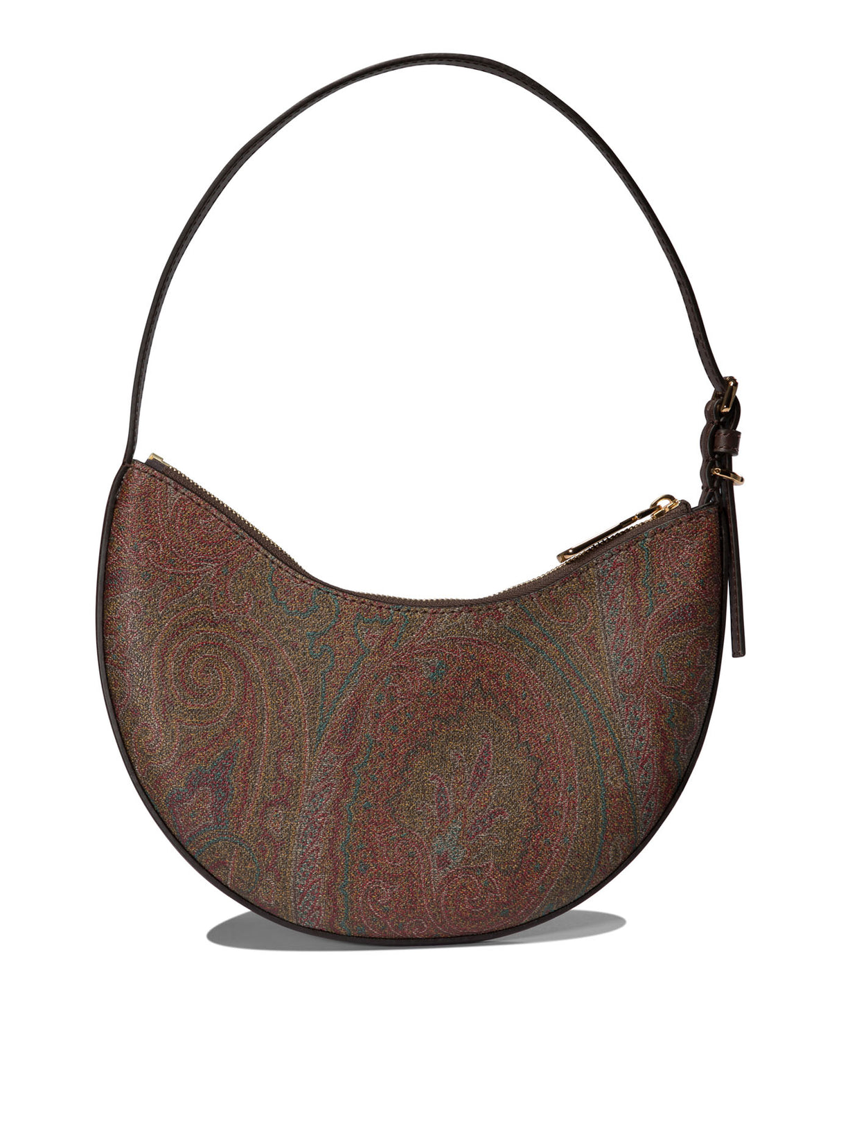 ETRO Essential Mini Hobo Shoulder Bag in Brown