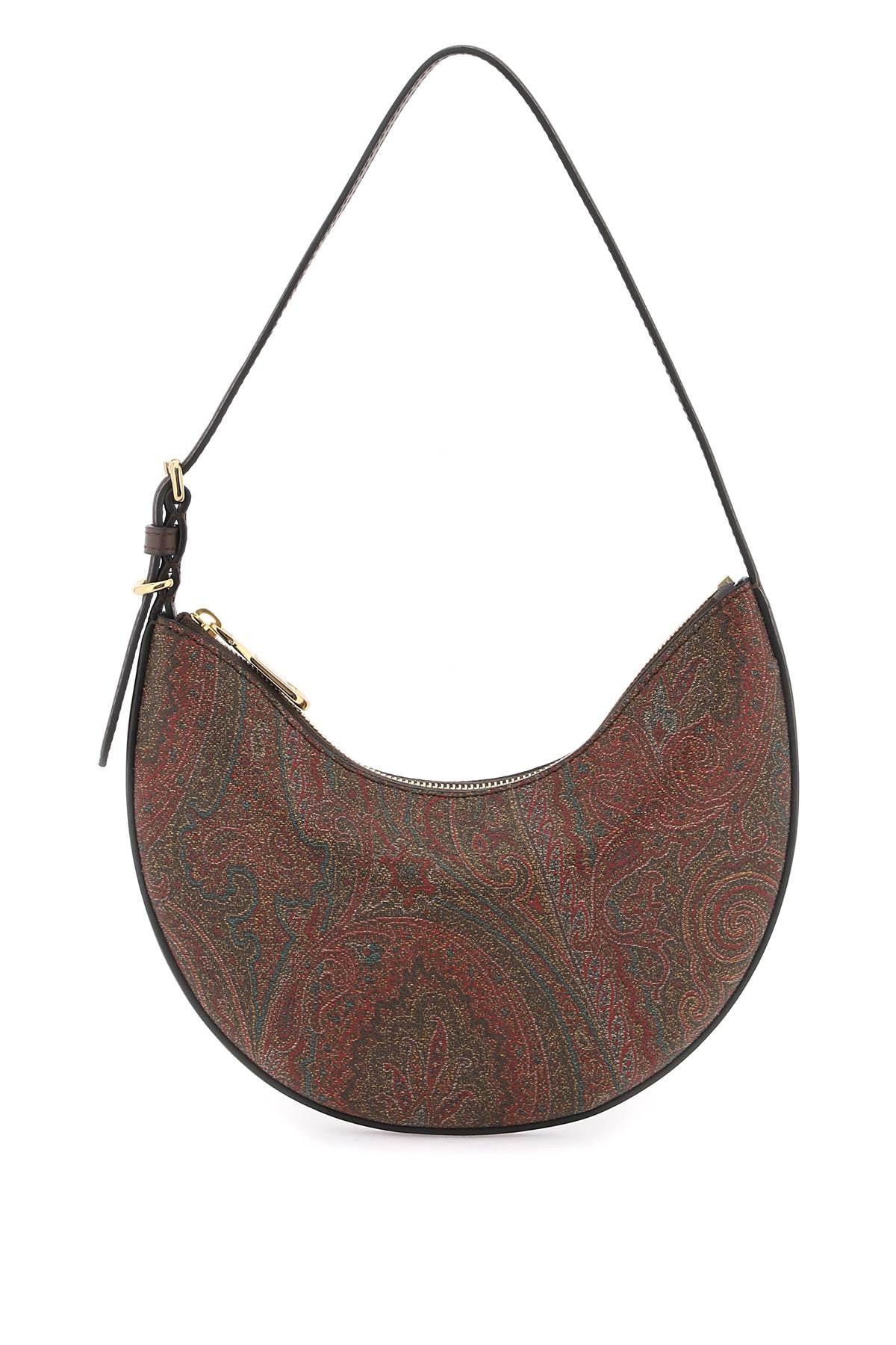 ETRO Essential Mini Hobo Shoulder Bag in Brown