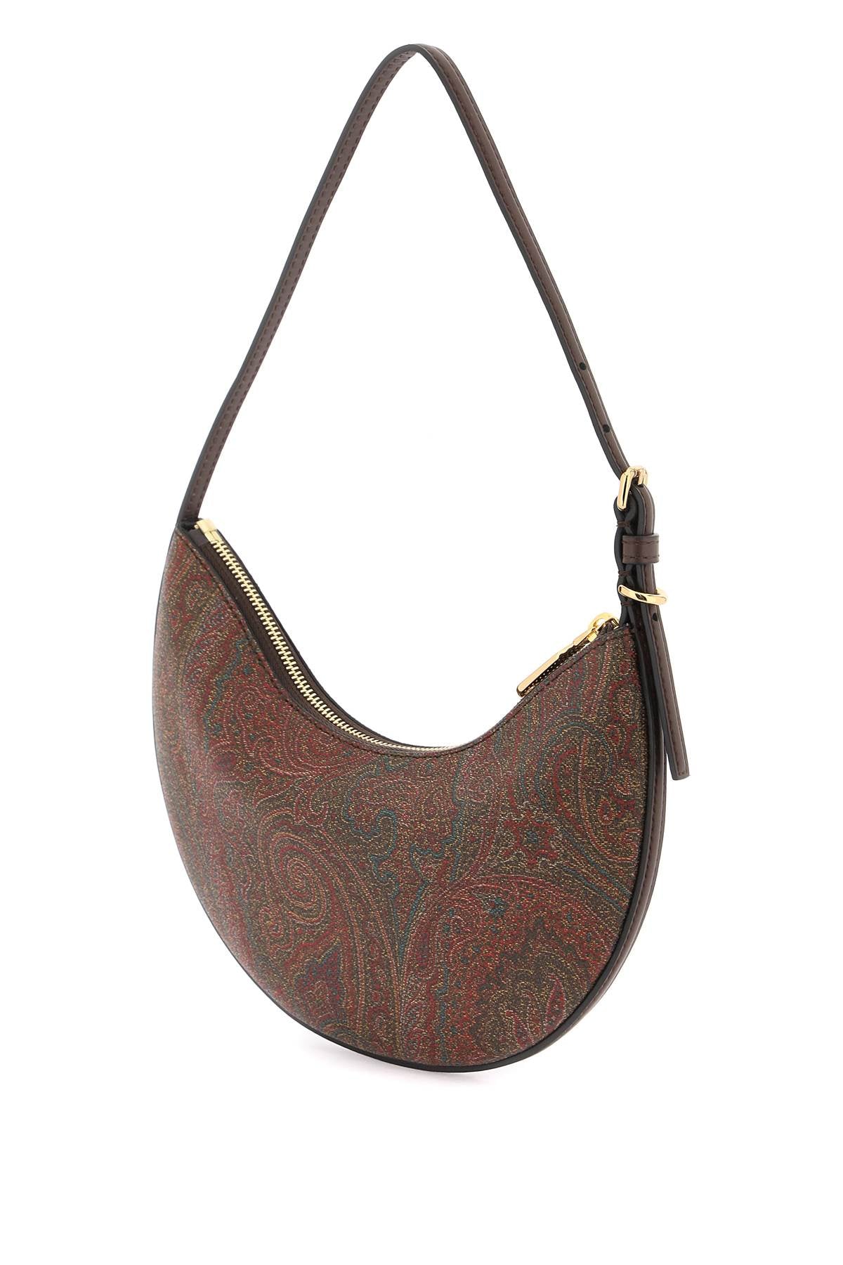 ETRO Essential Mini Hobo Shoulder Bag in Brown