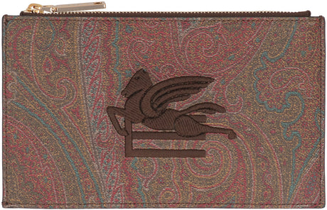 ETRO Elegant Paisley Mini Pouch Handbag 18.5cm x 11cm