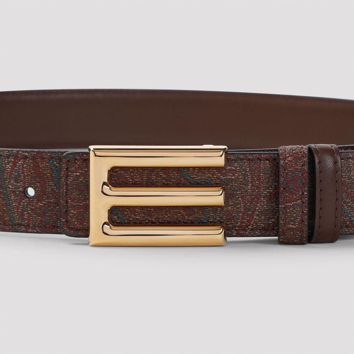 ETRO Classic Logo Belt with 3cm Heel Height