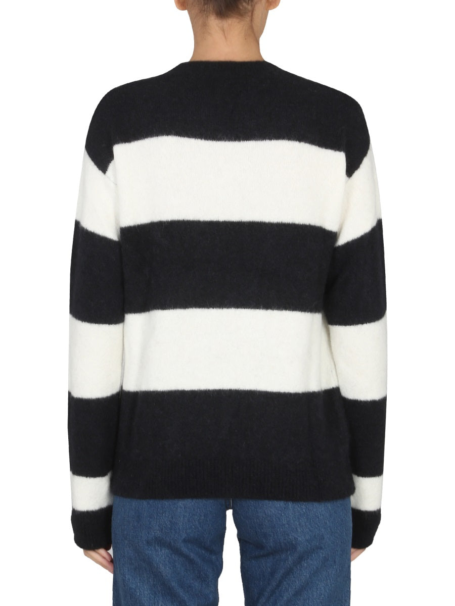 A.P.C. Cozy Striped Alpaca Blend Sweater