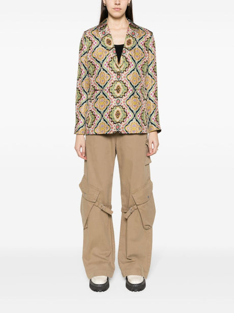 ETRO Multicolor Silk Jacket for Women - SS24 Collection