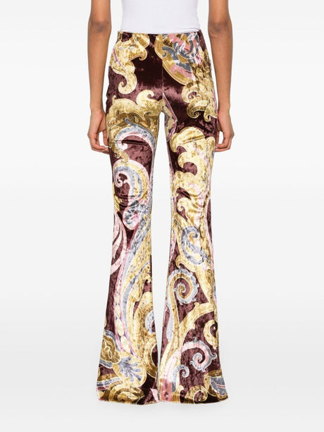 ETRO Multicolor Printed Women’s Trousers