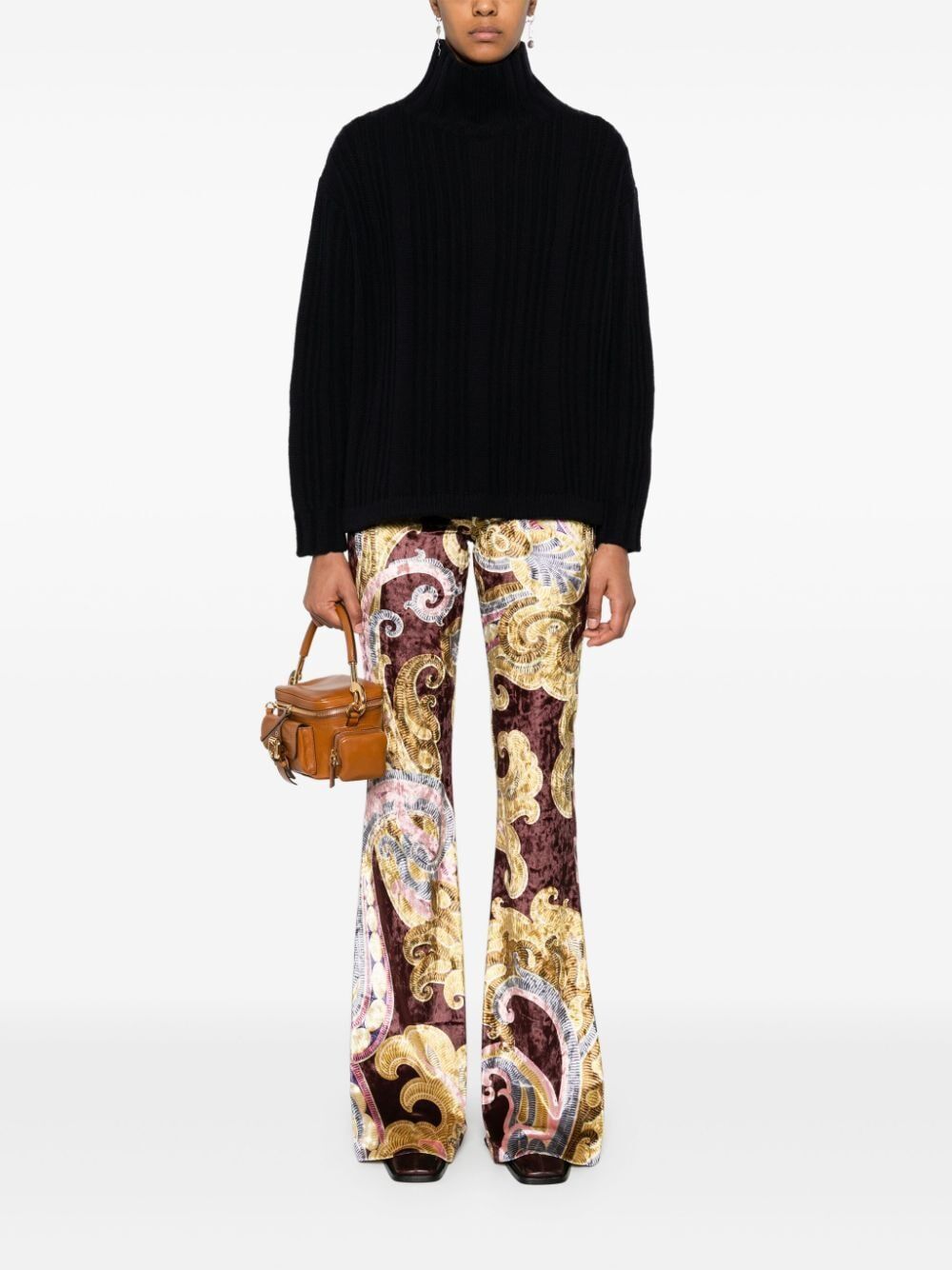 ETRO Multicolor Printed Women’s Trousers