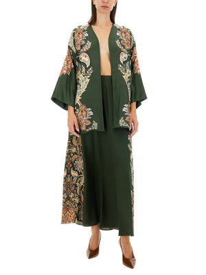 ETRO Luxurious Long Silk Skirt - Size 40 IT