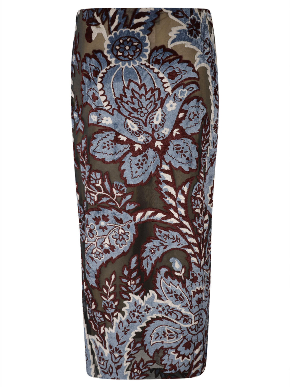 ETRO Mid-Length Paisley Print Pencil Skirt