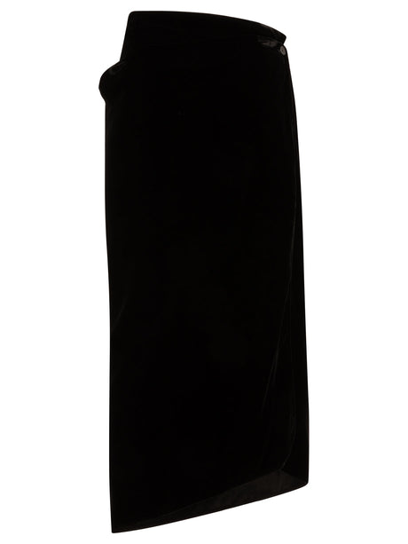 ETRO Chic Velvet Wrap Skirt - Regular Fit