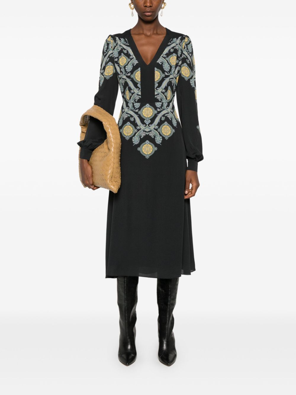 ETRO Chic Women's Midi Dress for Fall 2024