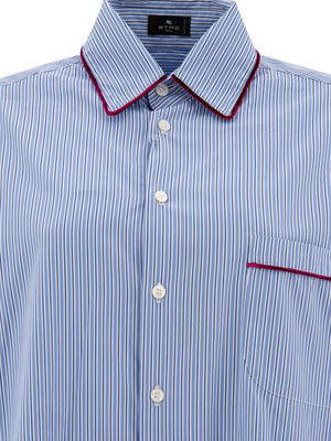 ETRO Striped Cotton Poplin Shirt