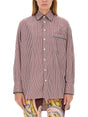 ETRO Oversized Pegasus Embroidered Shirt - Size 40