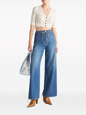 ETRO 24SS Denim Jeans for Women in Blue | Trendy Fashion for 2024