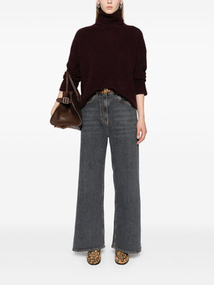 ETRO Chic Grey Cotton Denim Jeans