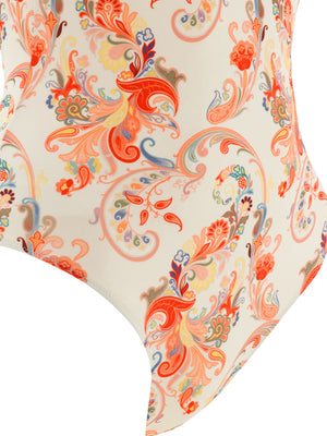 ETRO Regular Fit Paisley Print Swimsuit